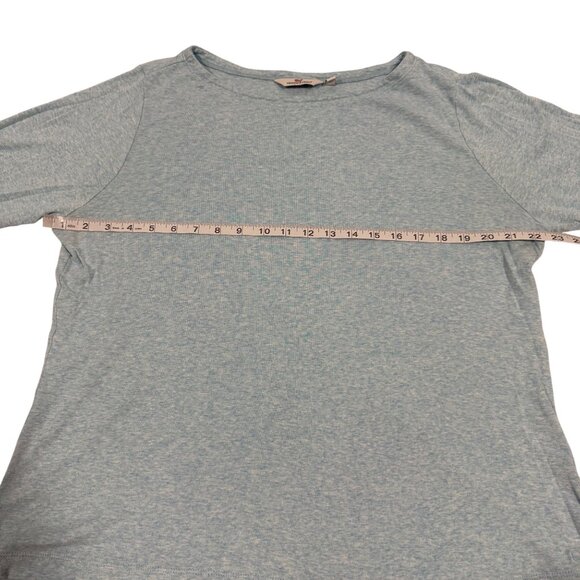 Vineyard Vines Simple Boatneck LS T-Shirt Heather Blue Size‎ XXL - Picture 5 of 5